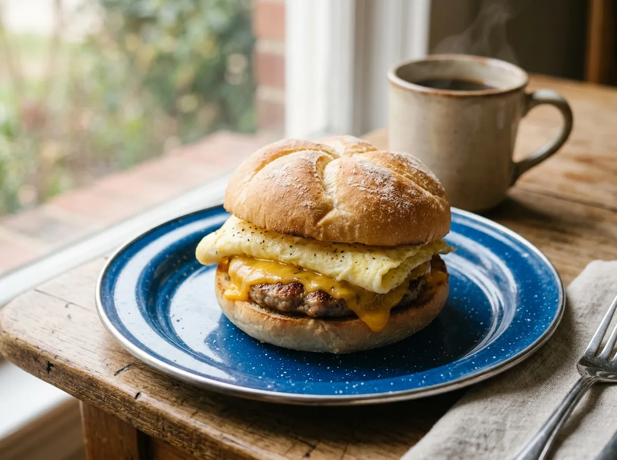 THE BREAKFAST CUT sandwich